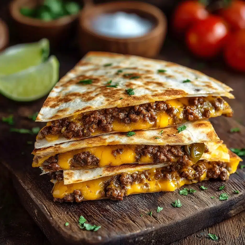 Smashburger Quesadillas Recipe - Recipe Image