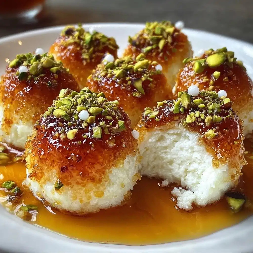 Ricotta Pistachio Honey Bites Recipe - Recipe Image