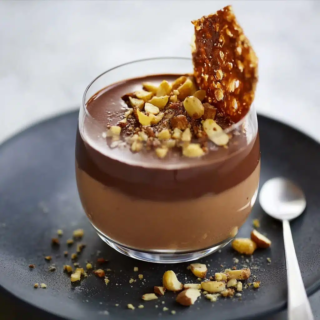 Chocolate Panna Cotta with Spiced Pepita Brittle Delight Recipe - Recipe Image