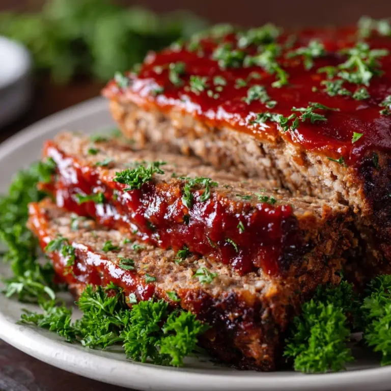 Easy Meatloaf with the BEST Glaze Recipe