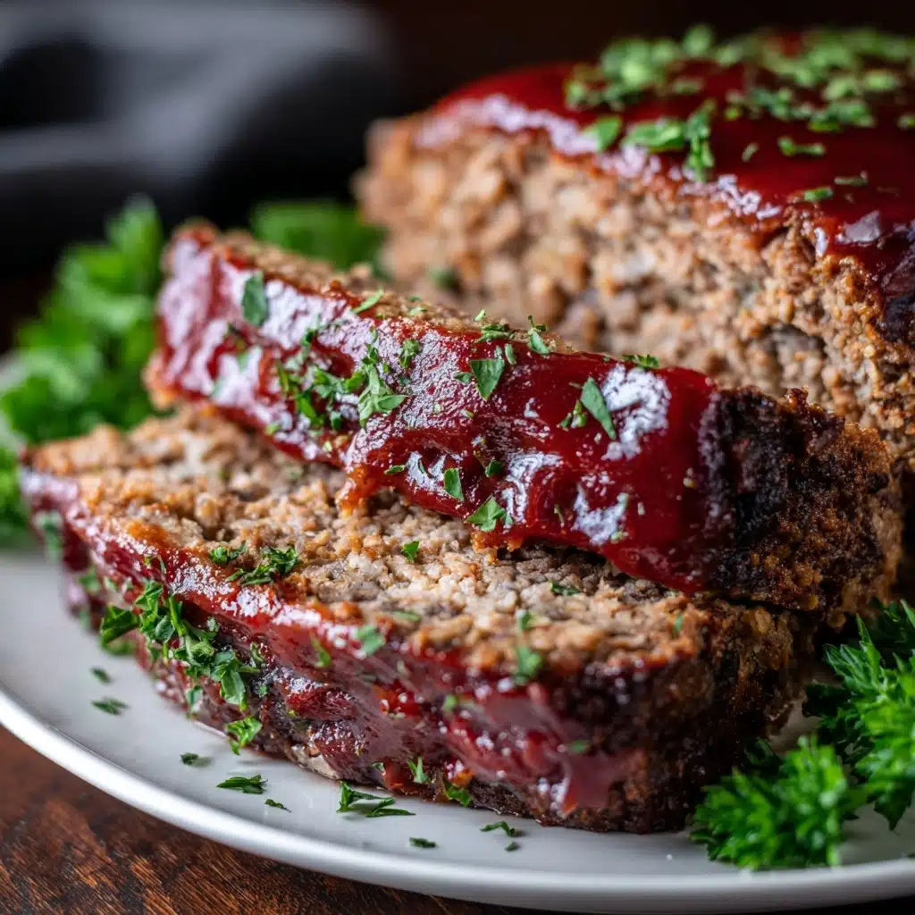 Easy Meatloaf with the BEST Glaze Recipe - Recipe Image