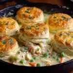 Chicken Pot Pie with Biscuits Recipe