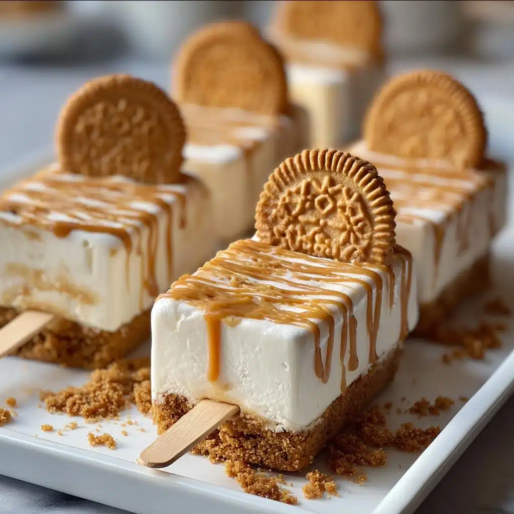 Lotus Biscoff Ice Cream Bars Recipe - Recipe Image