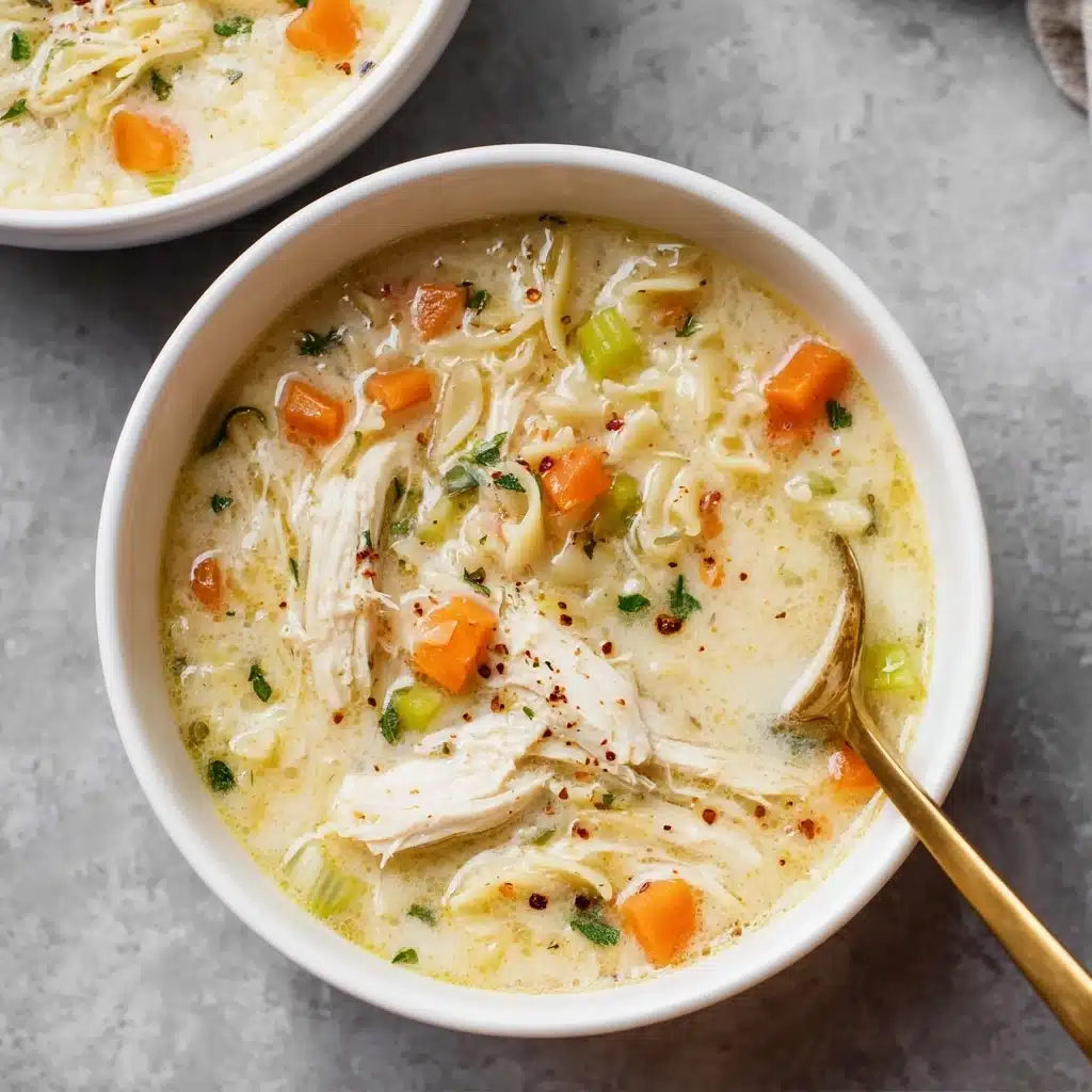 Lemon Chicken Orzo Soup Recipe - Recipe Image