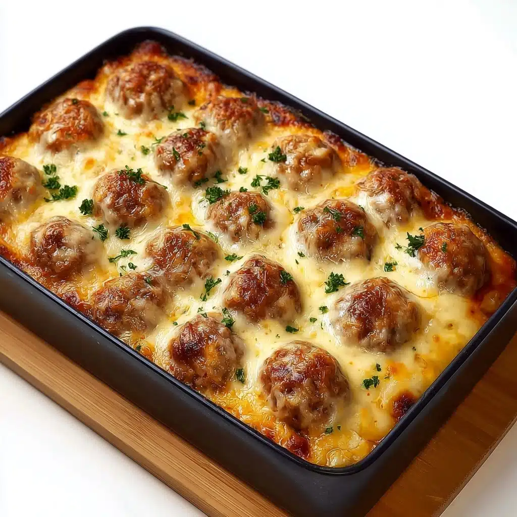 Dump-and-Bake Meatball Casserole Recipe - Recipe Image