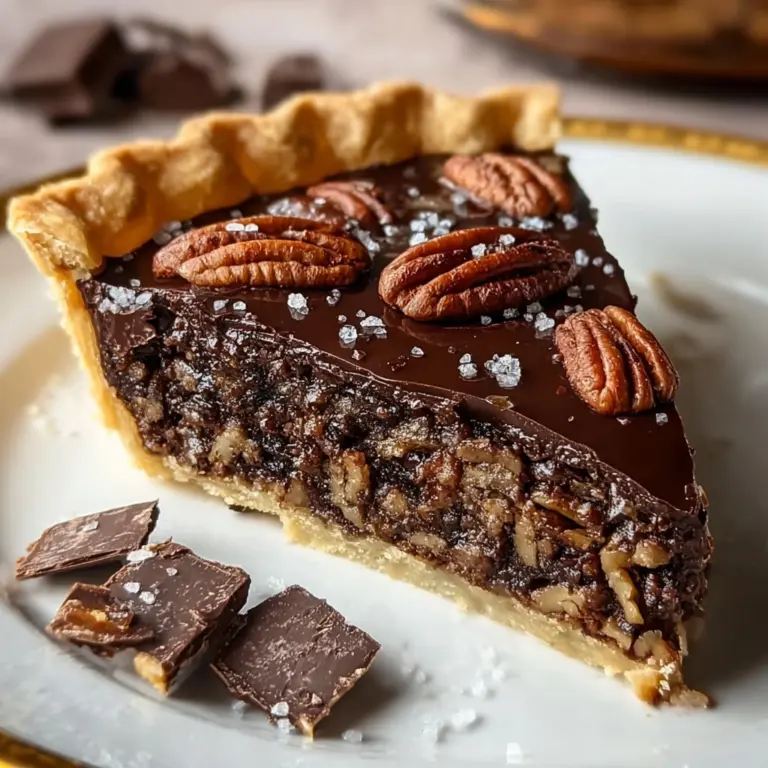 Texas Chocolate Pecan Pie Recipe