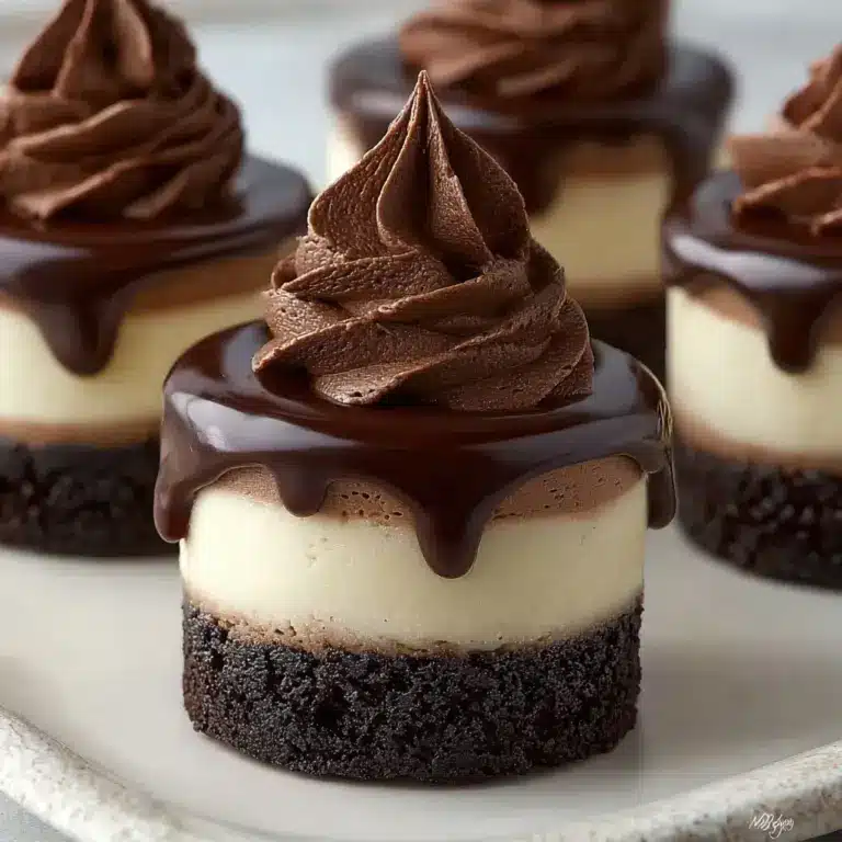 Mini Chocolate Cheesecake Bites Recipe
