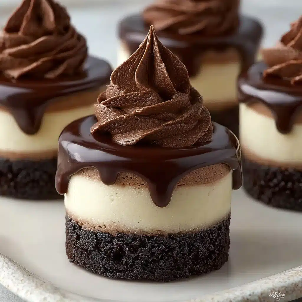 Mini Chocolate Cheesecake Bites Recipe - Recipe Image