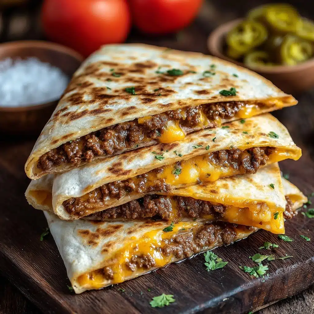 Smashburger Quesadillas Recipe - Recipe Image