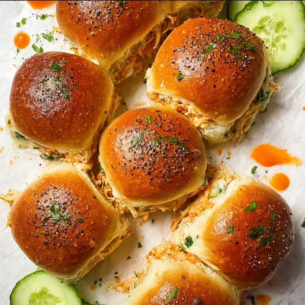 Spicy Buffalo Chicken Sliders Recipe - Recipe Image