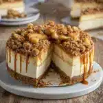 Salted Caramel Apple Pie Cheesecake Recipe
