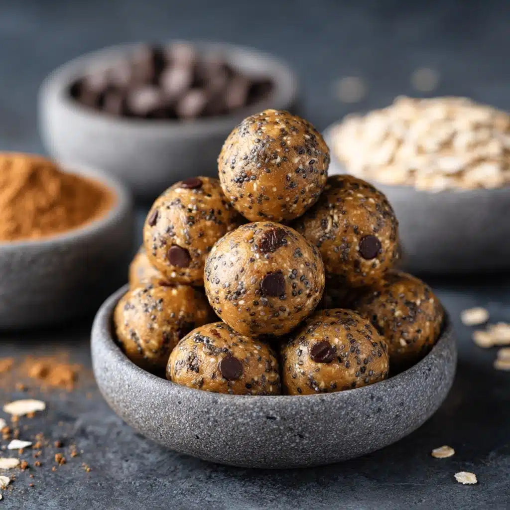 Chocolate Peanut Butter Protein Balls Recipe - Recipe Image