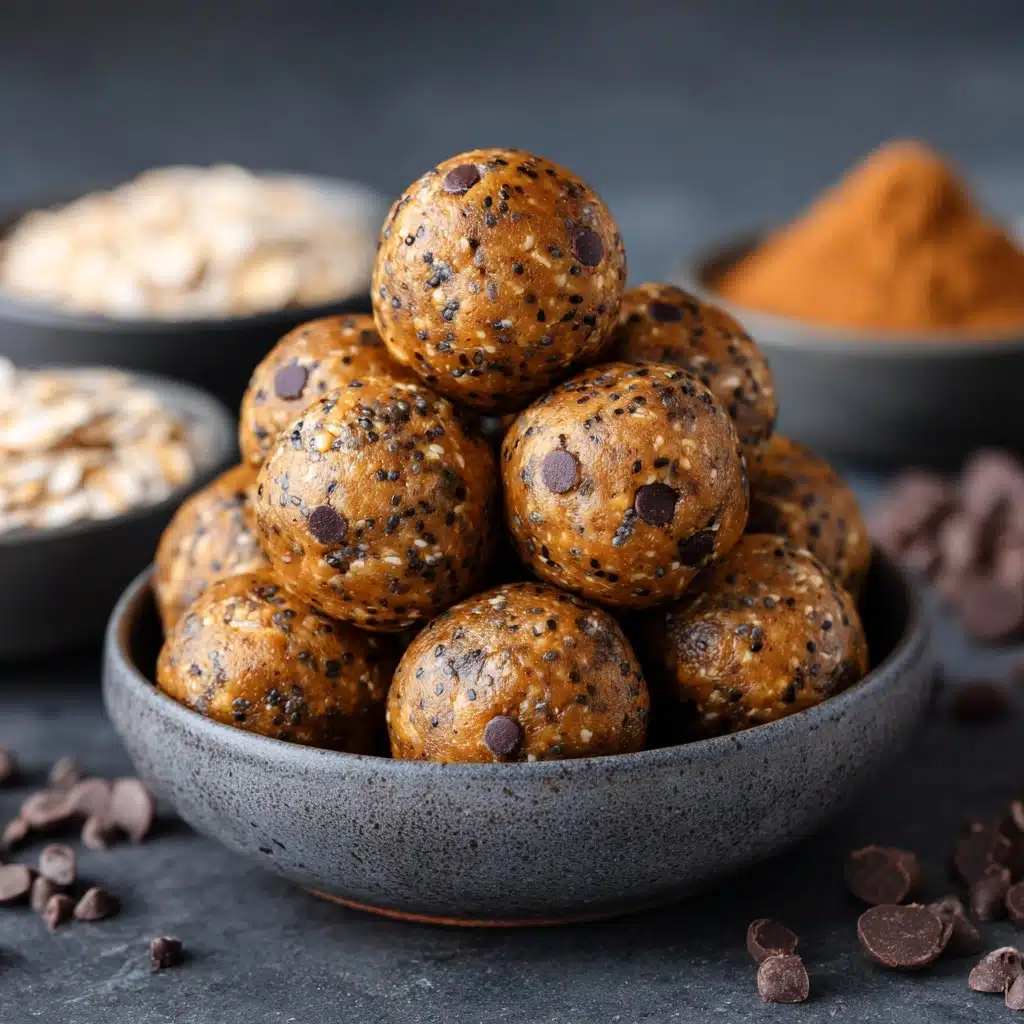 Chocolate Peanut Butter Protein Balls Recipe - Recipe Image