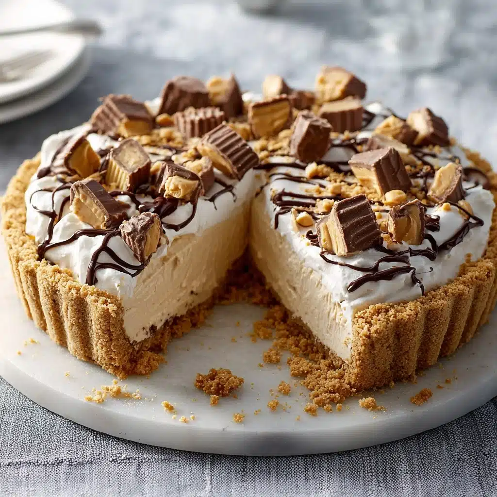 Peanut Butter Cup Cream Pie Recipe - Recipe Image