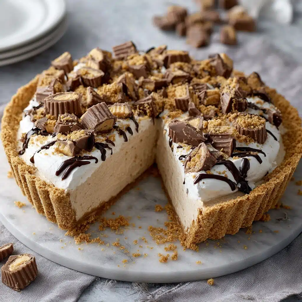Peanut Butter Cup Cream Pie Recipe - Recipe Image