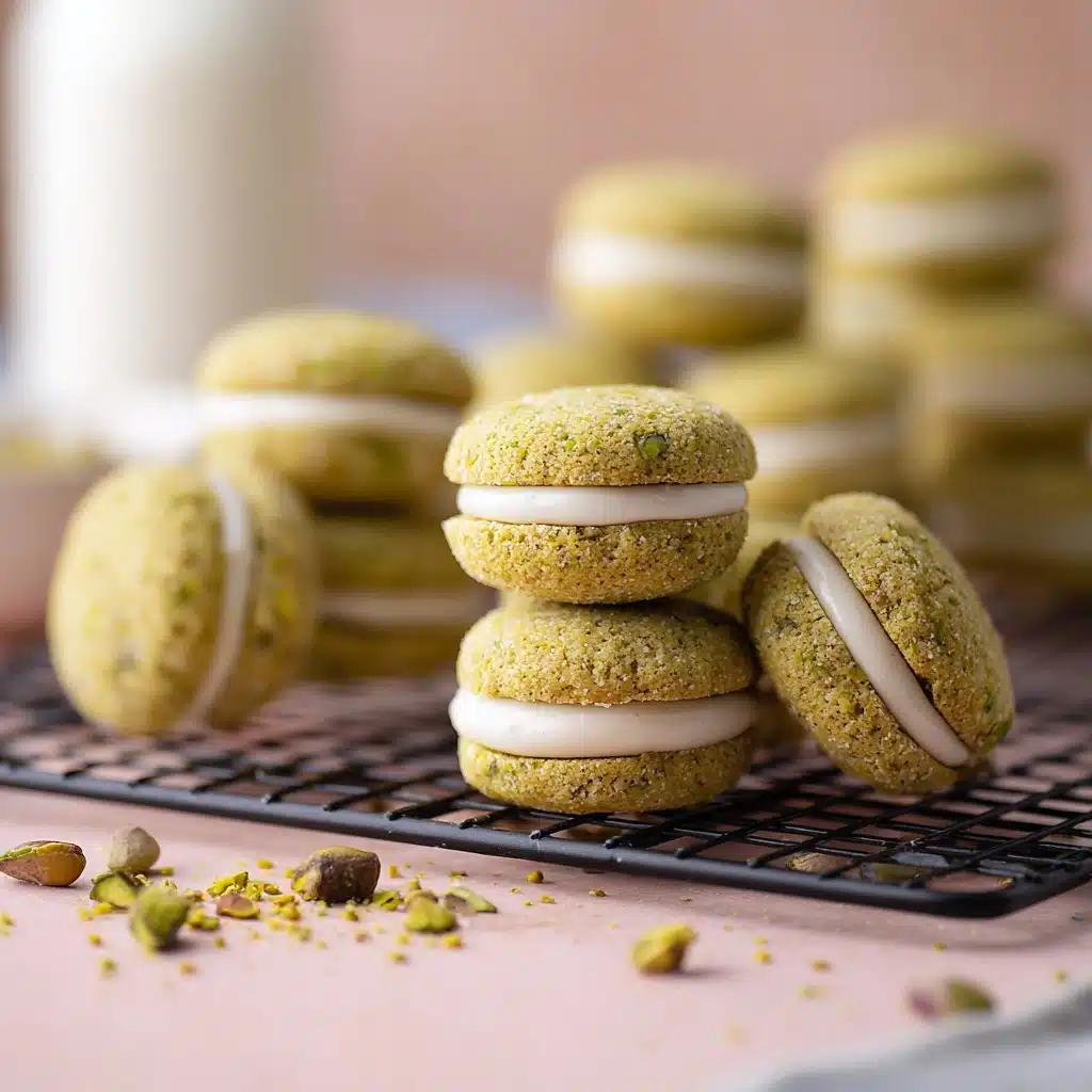 Pistachio Lemon Sandwich Cookies Recipe - Recipe Image