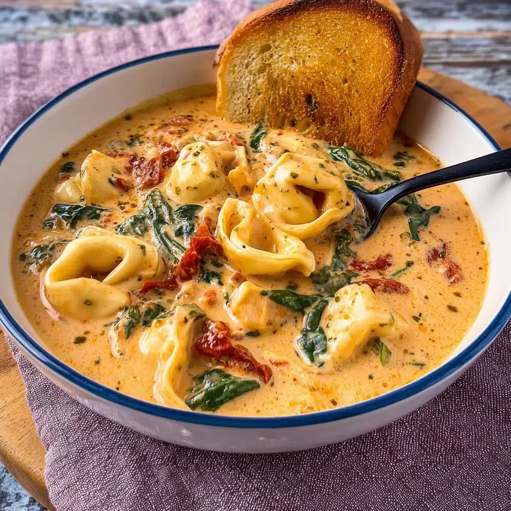 Creamy Marry Me Tuscan Chicken Soup Recipe - Recipe Image