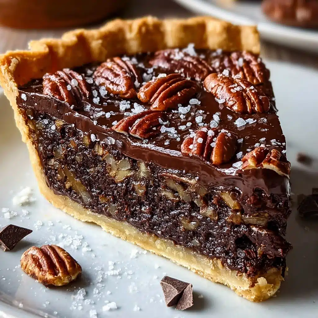 Texas Chocolate Pecan Pie Recipe - Recipe Image