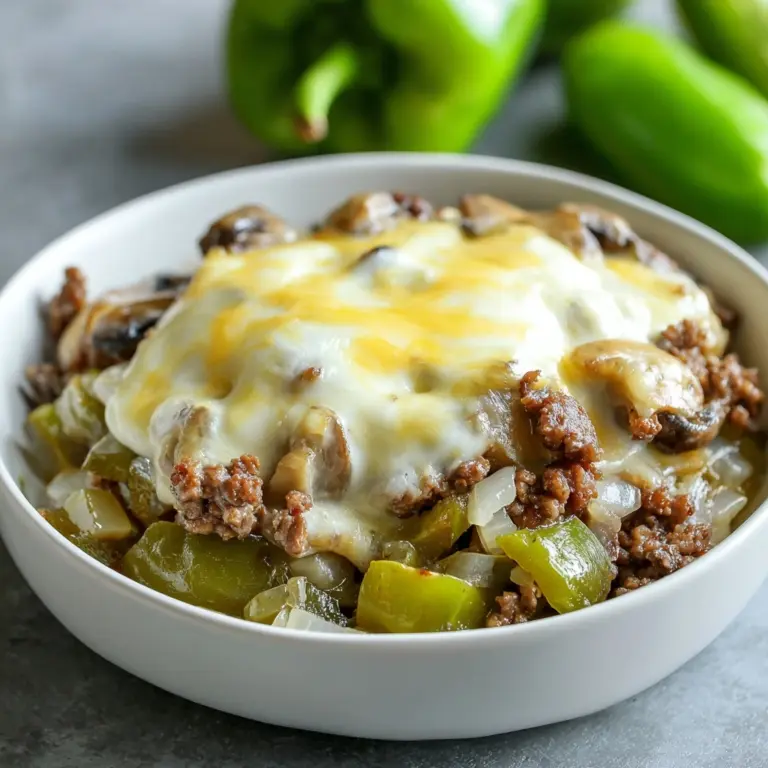 Philly Cheesesteak Bowls Recipe