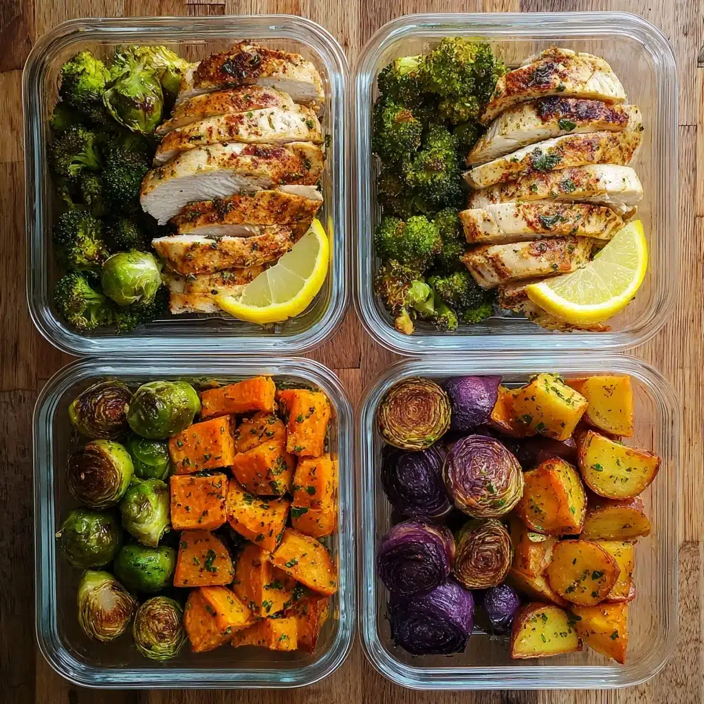 Meal Prep Baked Chicken & Roasted Veggie Mix-Ins Recipe - Recipe Image