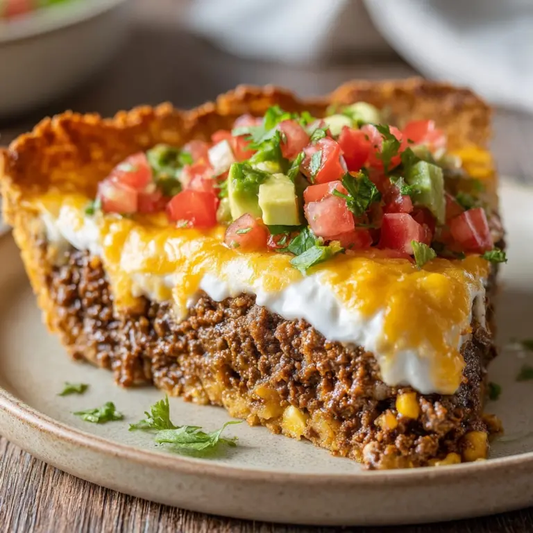Cheesy Taco Pie Recipe