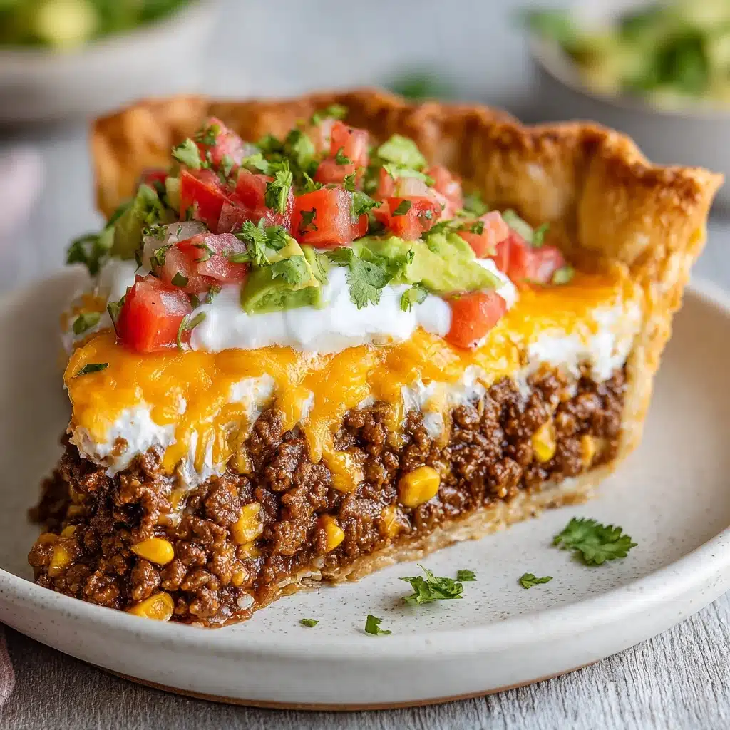 Cheesy Taco Pie Recipe - Recipe Image