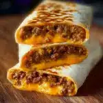 Cheesy Beef Wraps Recipe