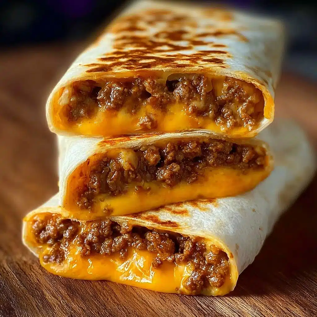 Cheesy Beef Wraps Recipe - Recipe Image