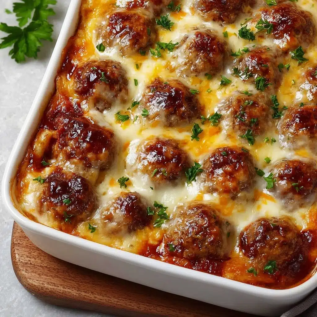Dump-and-Bake Meatball Casserole Recipe - Recipe Image