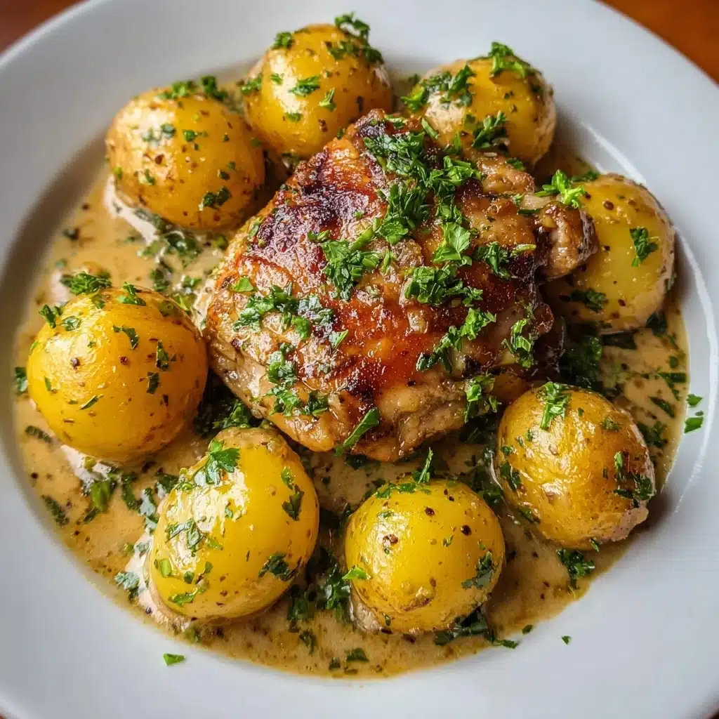 Irresistible Garlic Parmesan Crockpot Chicken Recipe - Recipe Image