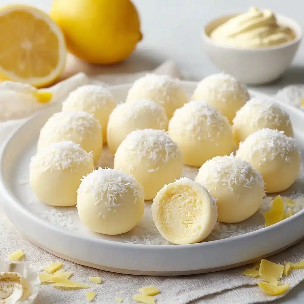 Creamy Lemon Truffles Recipe - Recipe Image