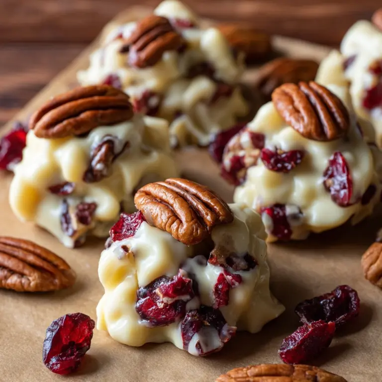 White Chocolate Cranberry Pecan Clusters Recipe