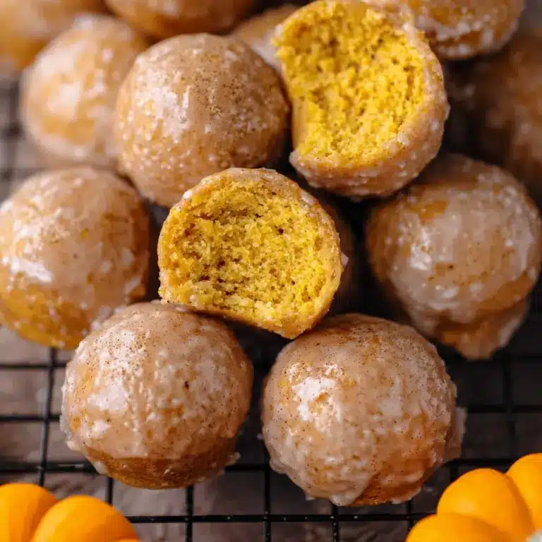 Pumpkin Donut Holes Recipe