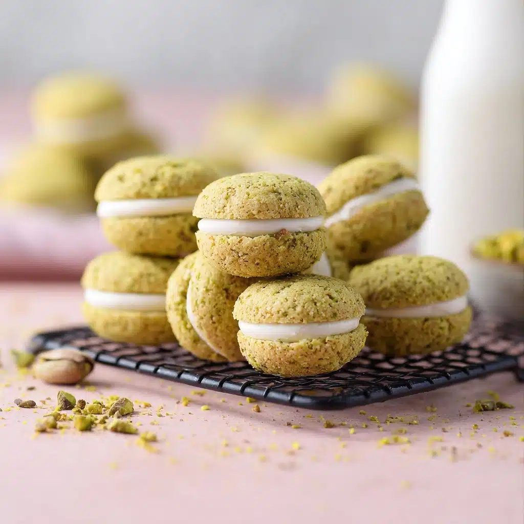 Pistachio Lemon Sandwich Cookies Recipe - Recipe Image