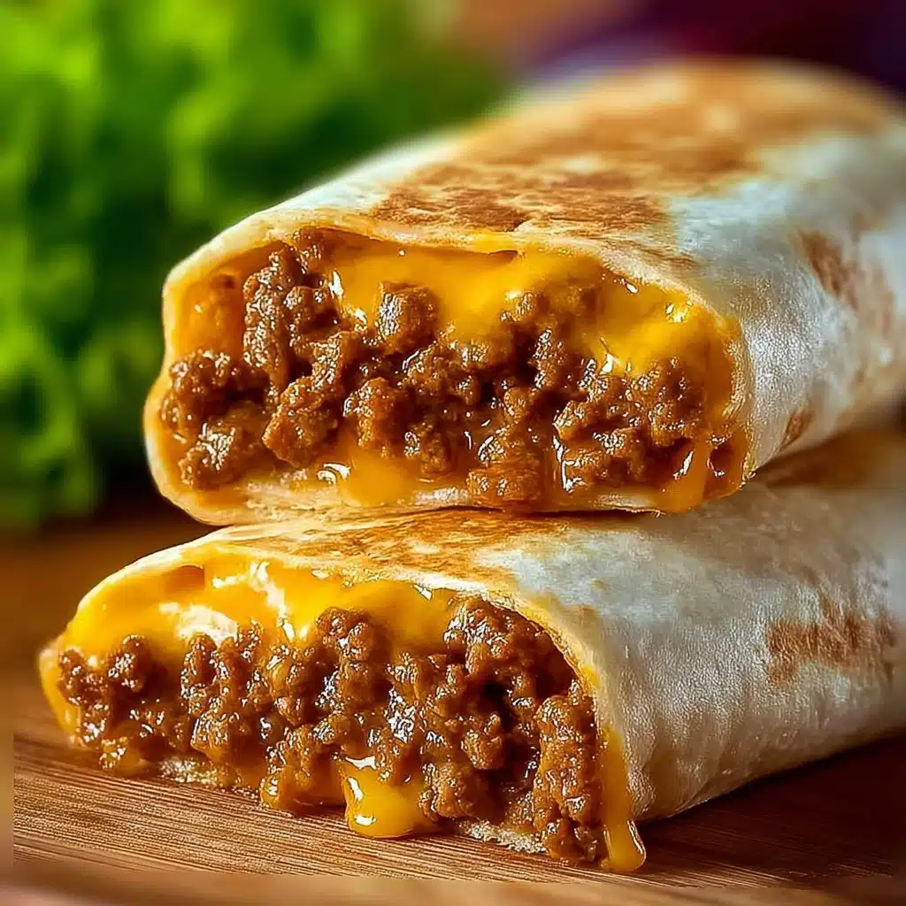 Cheesy Beef Wraps Recipe - Recipe Image