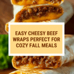 Cheesy Beef Wraps Recipe