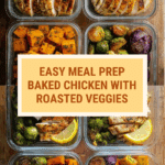Meal Prep Baked Chicken & Roasted Veggie Mix-Ins Recipe
