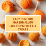 Pumpkin Marshmallow Lollipops Recipe