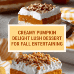 Pumpkin Delight Lush Dessert Recipe