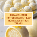 Creamy Lemon Truffles Recipe