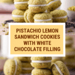 Pistachio Lemon Sandwich Cookies Recipe