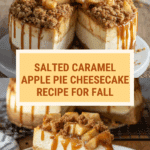 Salted Caramel Apple Pie Cheesecake Recipe