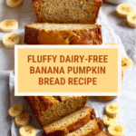 Fluffy Dairy-Free Banana Pumpkin Bread Recipe