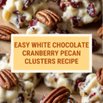 White Chocolate Cranberry Pecan Clusters Recipe