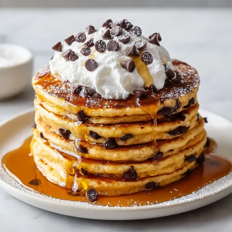 Pumpkin Chocolate Chip Pancakes Recipe