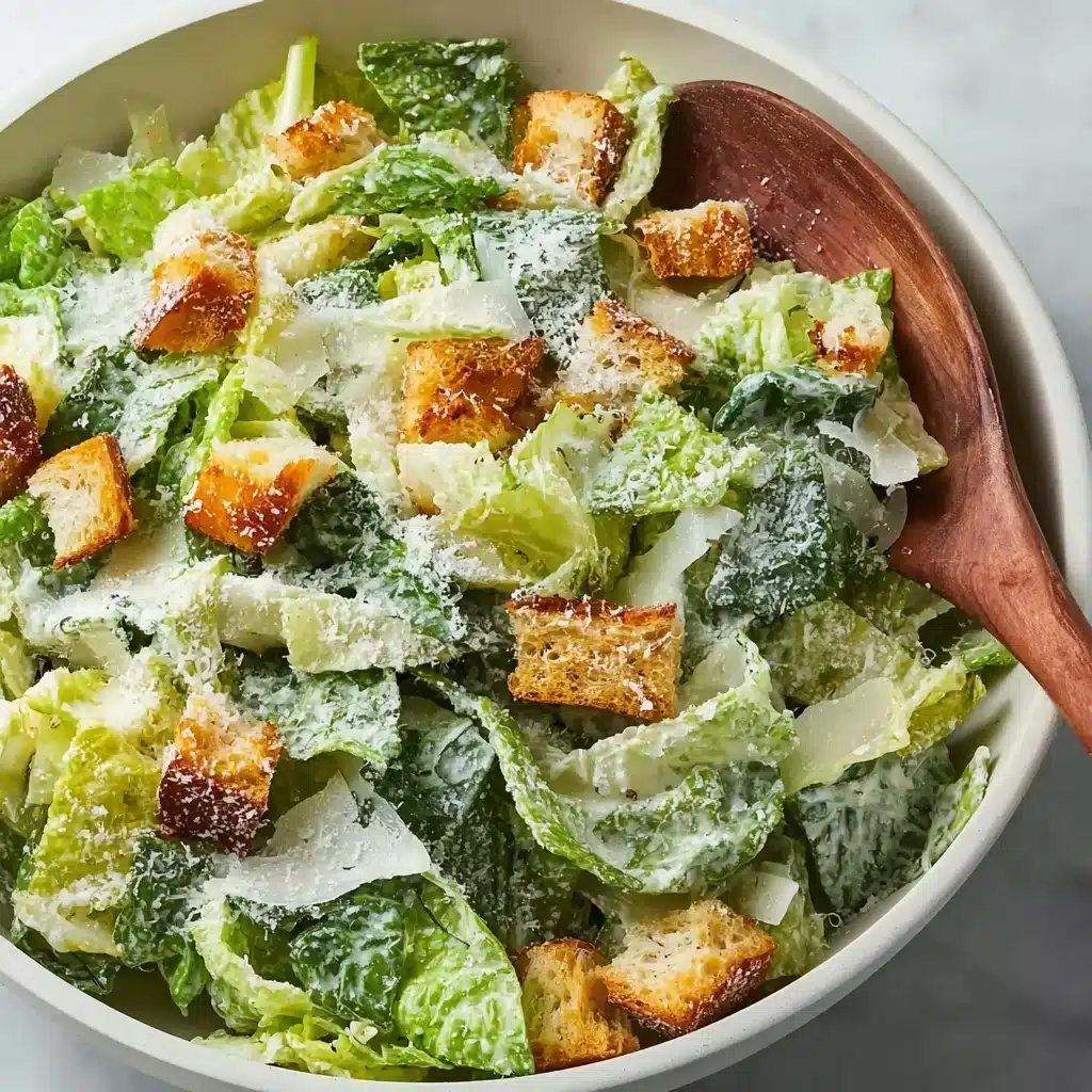 Simple Authentic Caesar Salad Recipe - Recipe Image