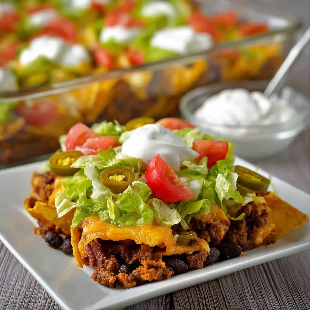 Walking Taco Casserole Recipe - Recipe Image