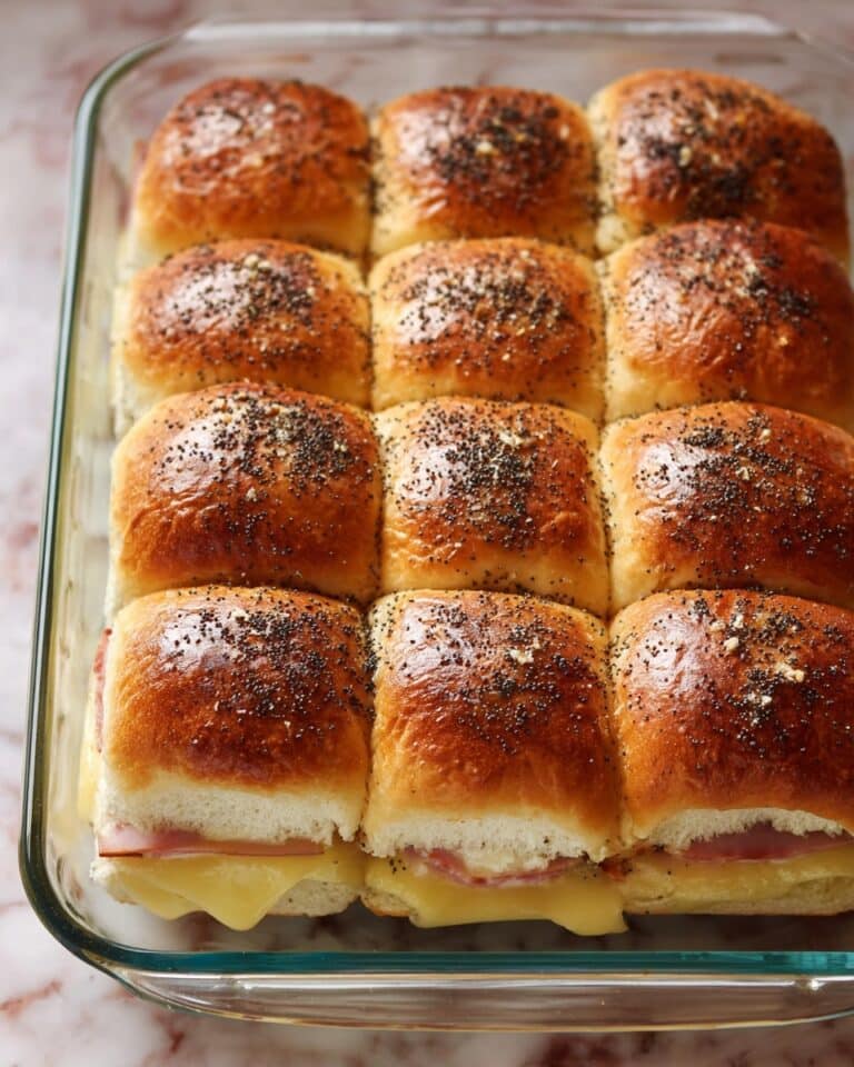 Ham and Havarti Cheese Sliders Recipe