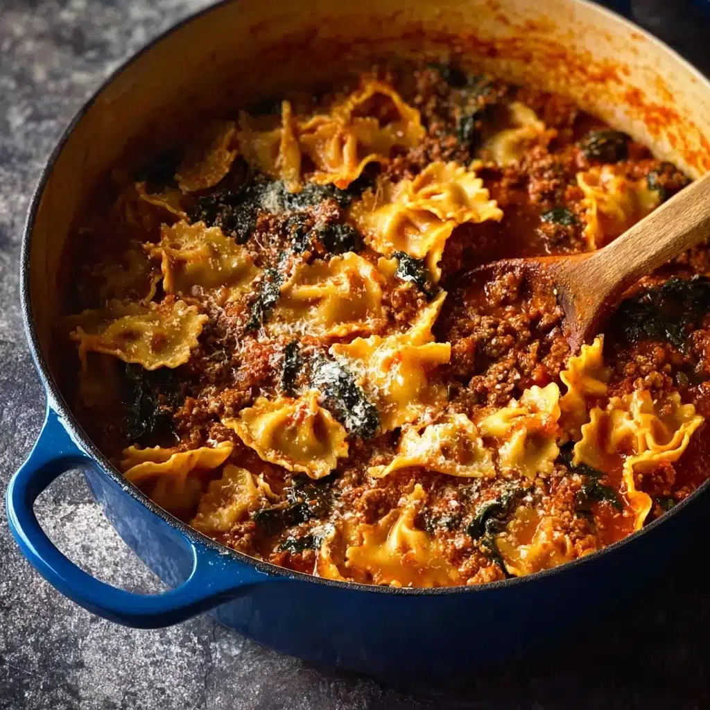 Mouthwatering One Pot Lasagna Soup Recipe - Recipe Image