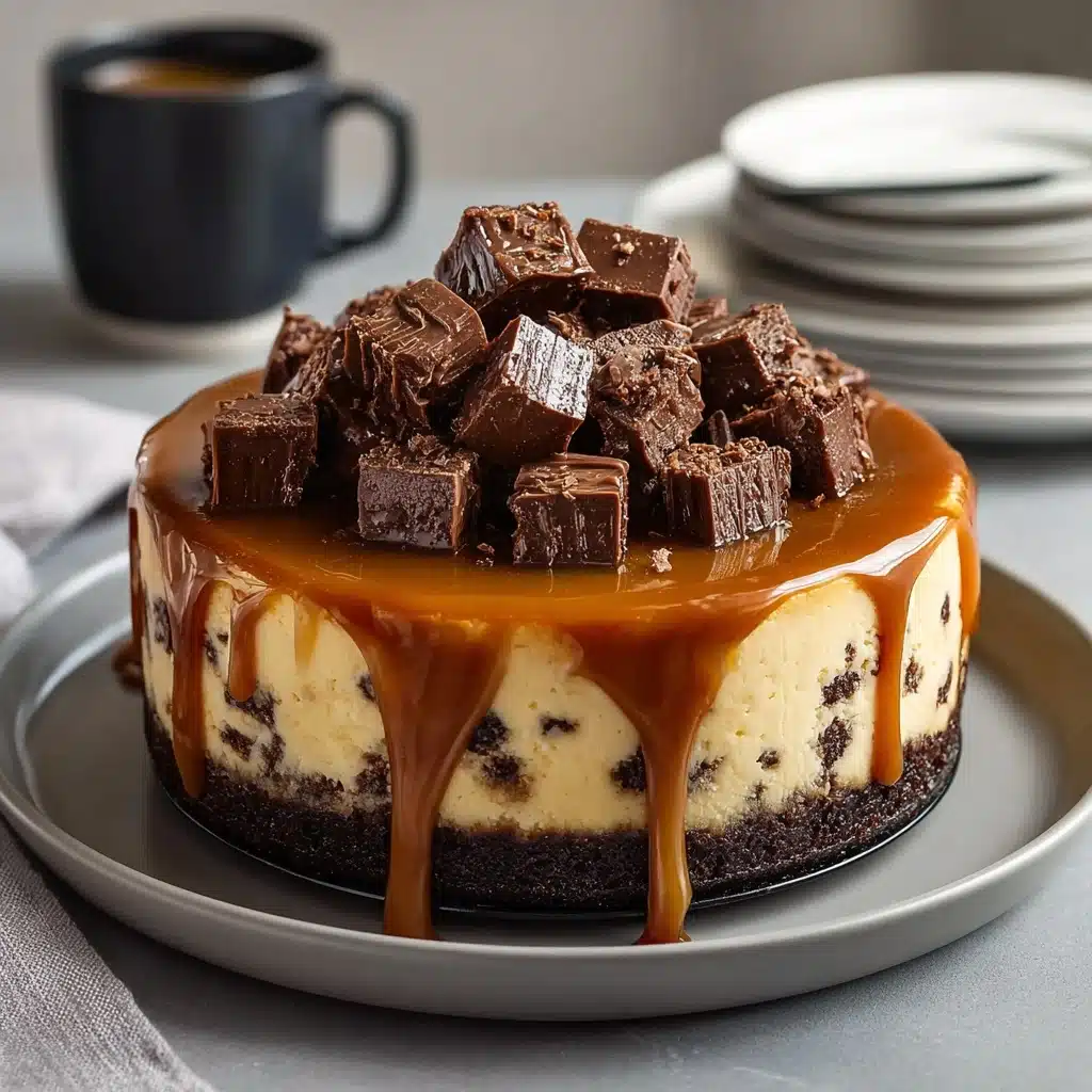 Caramel Brownie Cheesecake Recipe - Recipe Image